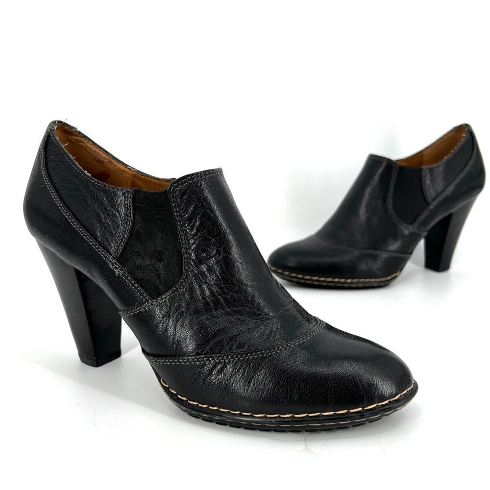 Sofft High Heeled Chelsea Booties Comfort Classic Black Size 10‎